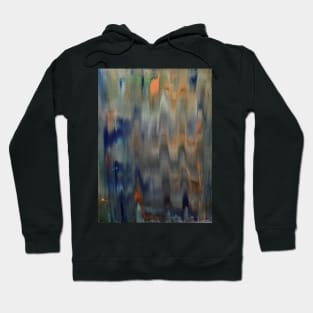 abstract painting using different mediums in my painting Hoodie